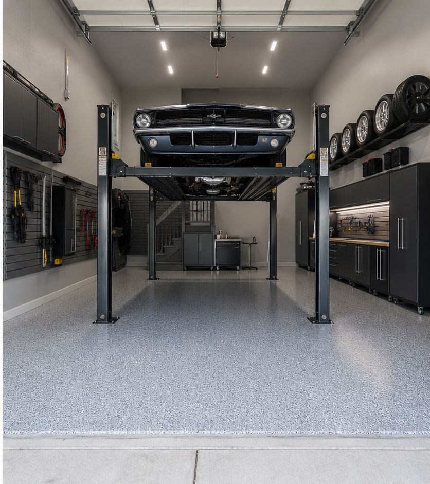 4-Post Car Lift Planning and Installation for Residential Garages