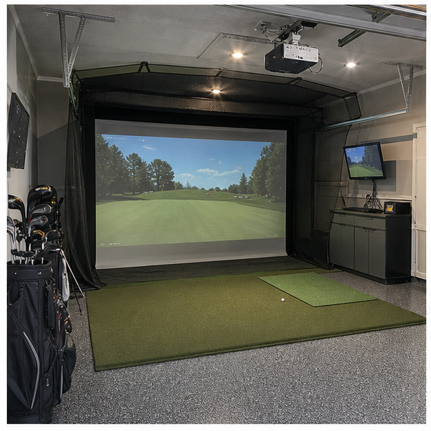 Garage Golf Simulator Planning and Installation
